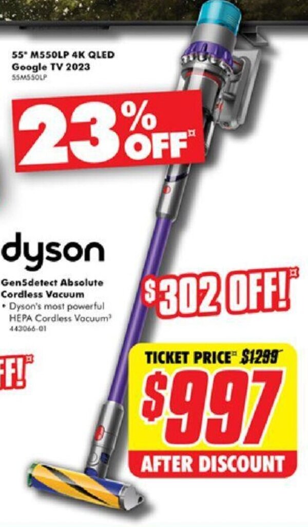 dyson Gen5detect Absolute Cordless Vacuum offer at The Good Guys