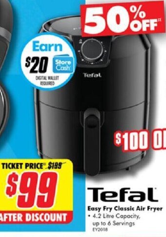 The Good Guys Tefal Easy Fry Classic Air Fryer offer