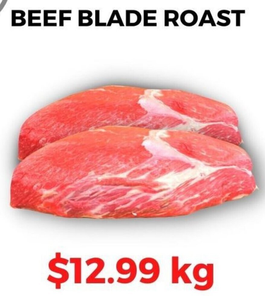 BEEF BLADE ROAST offer at Fresh Plus Supermarkets