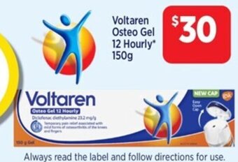 Star Discount Chemist Voltaren Osteo Gel 12 Hourly* 150g offer