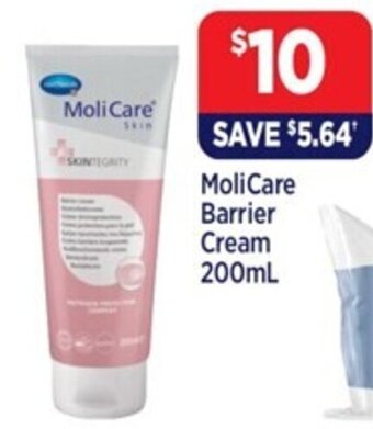 Star Discount Chemist MoliCare Barrier Cream 200mL offer