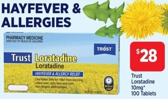 Star Discount Chemist Trust Loratadine 10mg* 100 Tablets offer