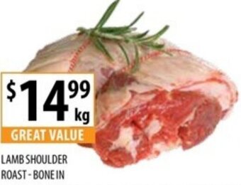 Supabarn LAMB SHOULDER ROAST-BONE IN offer
