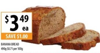 Supabarn BANANA BREAD 490g offer