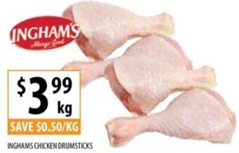 Supabarn INGHAMS CHICKEN DRUMSTICKS offer