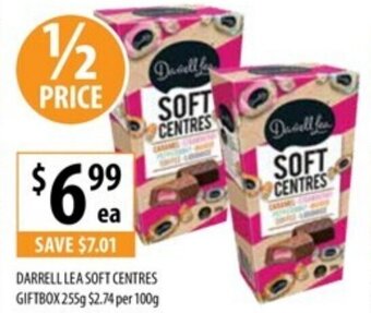 Supabarn DARRELL LEA SOFT CENTRES GIFTBOX 255g offer