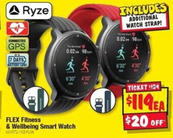 JB Hi-Fi FLEX Fitness & Wellbeing Smart Watch offer