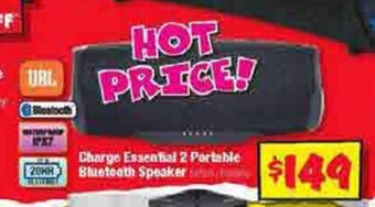 JB Hi-Fi Charge Essential 2 Portable Bluetooth Speaker offer