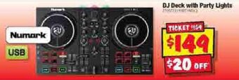 JB Hi-Fi DJ Deck with Party Lights offer