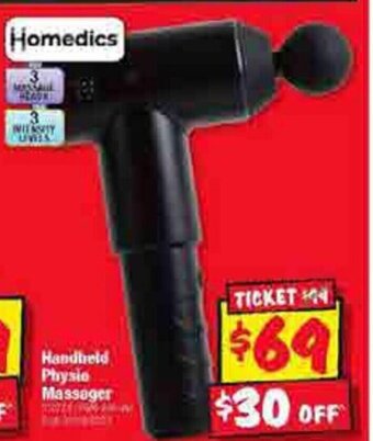 JB Hi-Fi Handtreld Physio Massager offer