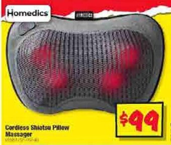 JB Hi-Fi Cordless Shiatsu Pillow Massager offer