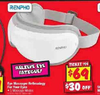 JB Hi-Fi Eye Massager Reflexology For Your Eyes offer