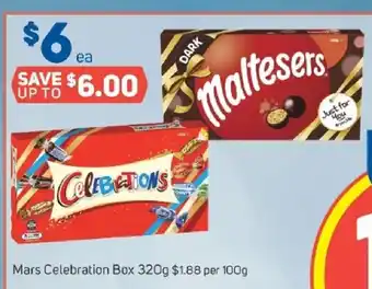Foodland Mars Celebration Box 100g offer
