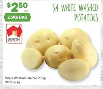 Foodland White Washed Potatoes 1kg offer