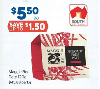 Foodland Maggie Beer Pate 120g offer