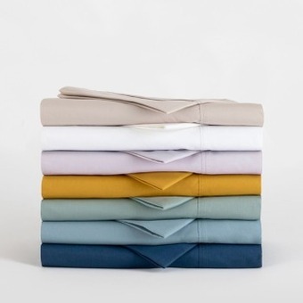 Pillow Talk 300 thread count cotton sheet set by habitat offer