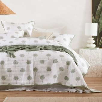 Pillow Talk Byron coverlet set by habitat offer