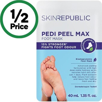 Woolworths Skin republic pedi peel max mask offer