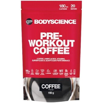 Woolworths Bsc body science pre-workout coffee 150g~ offer
