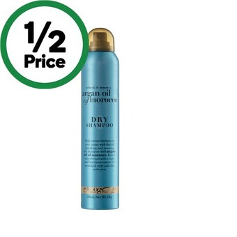 Woolworths Ogx dry shampoo 200ml offer