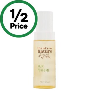 Woolworths Thanks to nature hair perfume 100ml offer