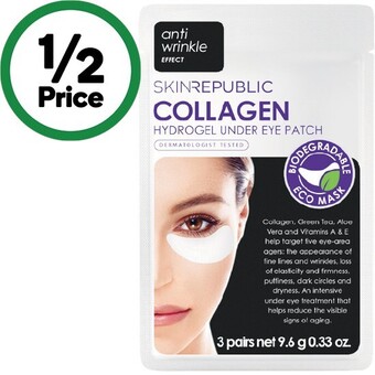 Woolworths Skin republic collagen hydro under eye patch offer