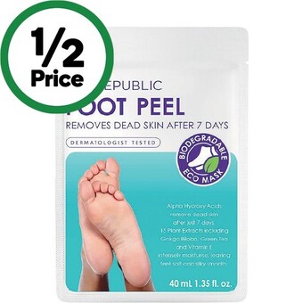 Woolworths Skin republic foot peel 40ml offer