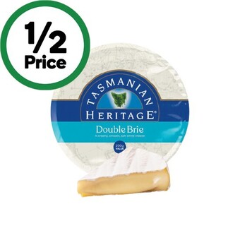 Woolworths Tasmanian heritage brie or camembert 250g – from the deli offer