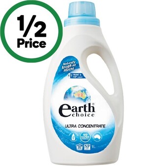 Woolworths Earth choice laundry liquid 1 litre offer