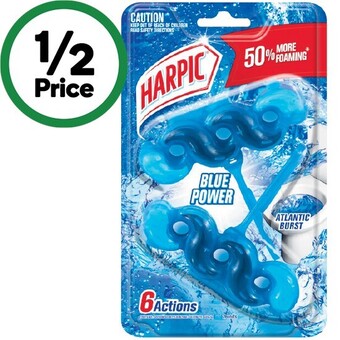 Woolworths Harpic fresh power toilet block twin pk 2 offer