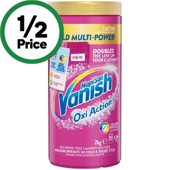 Woolworths Vanish gold laundry soaker 2 kg offer