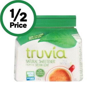 Woolworths Truvia natural sweetener tub 270g offer
