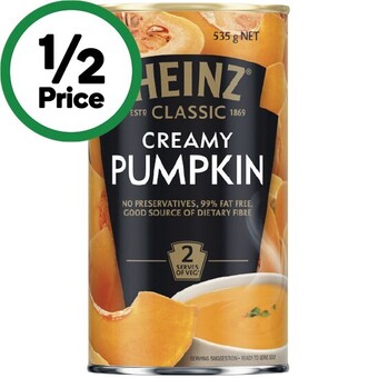 Woolworths Heinz classic soup 520-535g offer