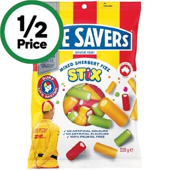 Woolworths Lifesavers 180-220g offer
