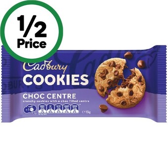 Woolworths Cadbury cookies 156g, milk chocolate fingers 114g or freddo biscuits 167g offer