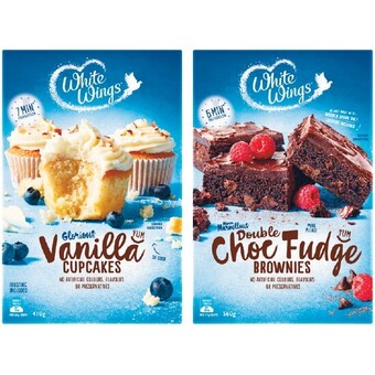 Woolworths White wings baking mixes 230-560g offer