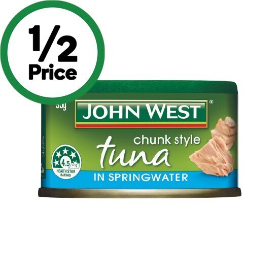 John west tuna tempters 95g offer at Woolworths