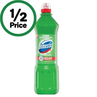 Woolworths Domestos disinfectant bleach 1.25 litre offer