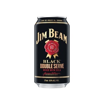 Woolworths Jim beam black double serve cans 10x375ml offer