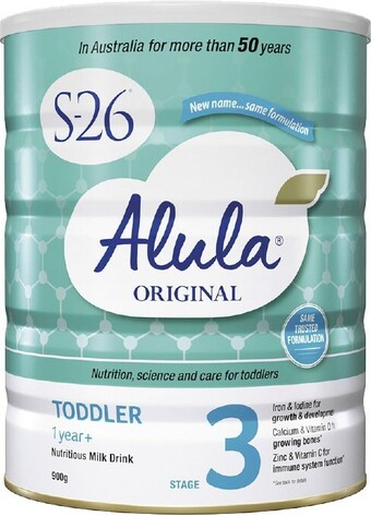 BIG W Alula original toddler 1 year+ milk drink 900g offer