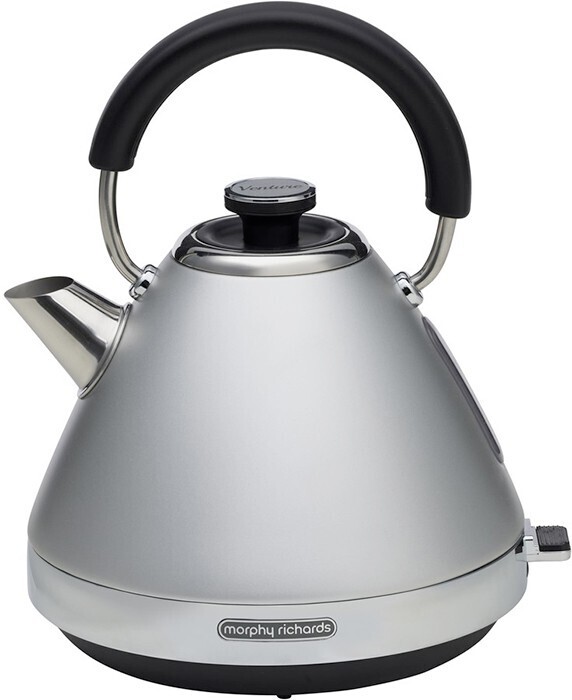Morphy richards venture pyramid kettle steel grey 1.5litre offer at BIG W