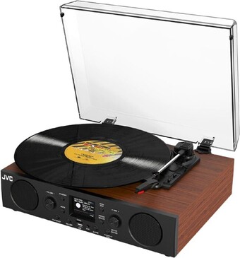 BIG W Jvc rechargeable turntable audio system offer
