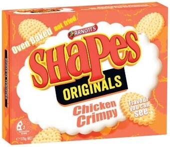 Coles Arnott's shapes or jatz crackers 130g-225g offer