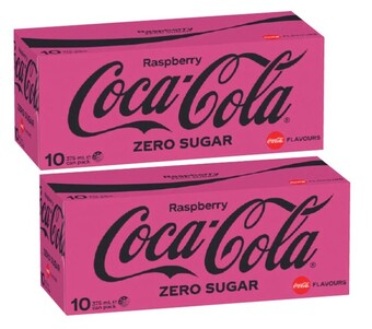 Coles Coca-cola, sprite or fanta soft drink or mount franklin lightly sparkling water 10x375ml offer