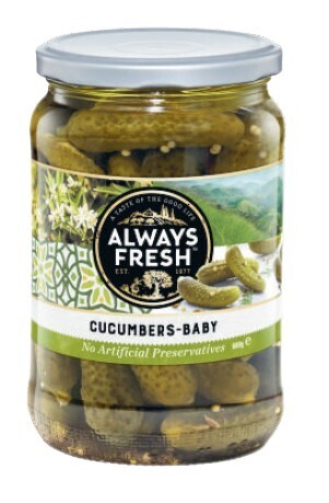 Coles Always fresh whole baby cucumbers 680g offer