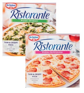 Coles Dr. oetker ristorante pizza 310g-390g offer