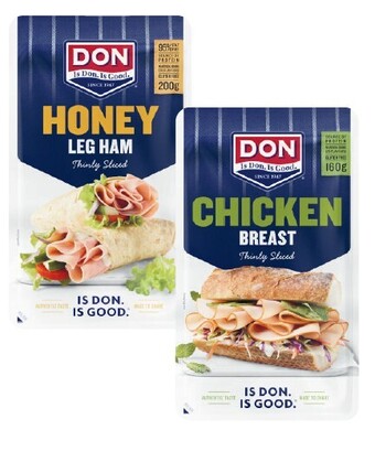 Coles Don sliced meats 160g-200g offer