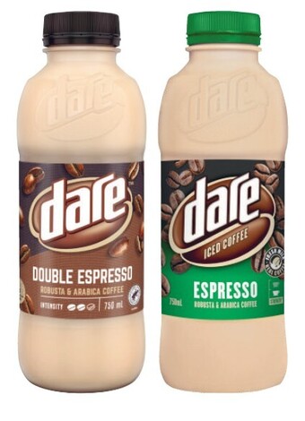 Coles Dare flavoured milk 750ml offer