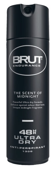 Coles Brut antiperspirant aerosol deodorant 130g offer