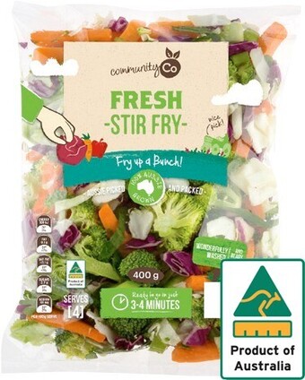 IGA Community co fresh stir fry 400g offer